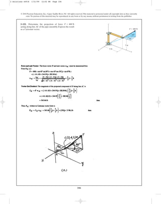 Solucionario del libro Estática Hibbeler capitulo Nº 02