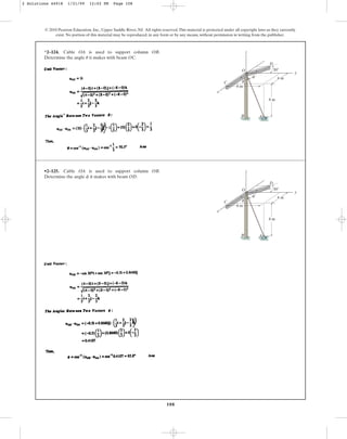 Solucionario del libro Estática Hibbeler capitulo Nº 02