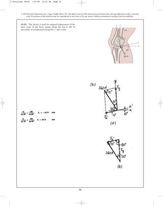 Solucionario del libro Estática Hibbeler capitulo Nº 02
