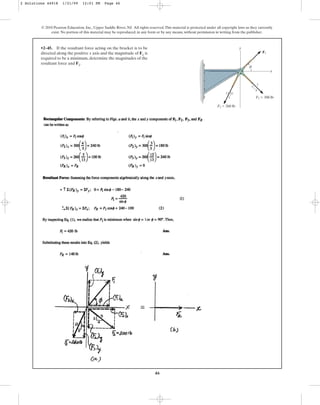 Solucionario del libro Estática Hibbeler capitulo Nº 02