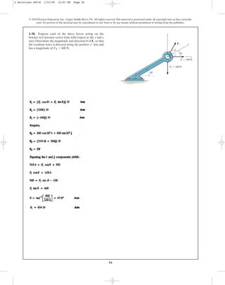 Solucionario del libro Estática Hibbeler capitulo Nº 02