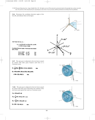 Solucionario del libro Estática Hibbeler capitulo Nº 02