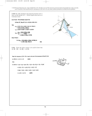 Solucionario del libro Estática Hibbeler capitulo Nº 02