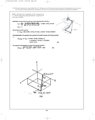 Solucionario del libro Estática Hibbeler capitulo Nº 02