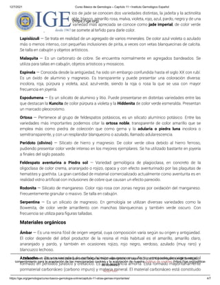 Capitulo 11 gemologia