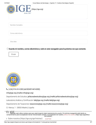 Capitulo 11 gemologia