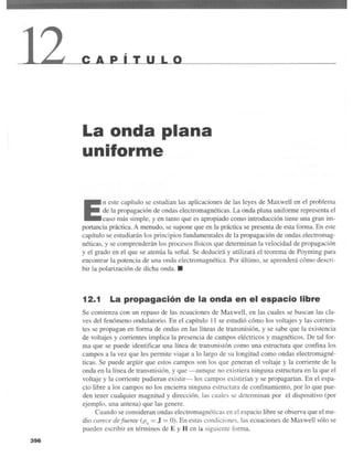 Capitulo 12   la onda plana uniforme