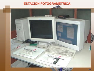 18
ESTACION FOTOGRAMETRICA
 