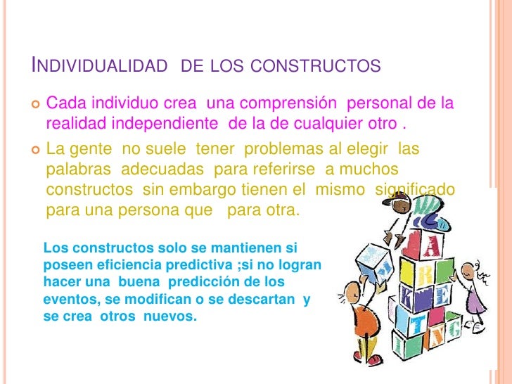 Capitulo 15. constructos personales