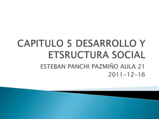 ESTEBAN PANCHI PAZMIÑO AULA 21
                   2011-12-16
 