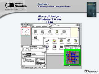Capítulo 1
A Evolução dos Computadores

Microsoft lança o
Windows 3.0 em
1990

 