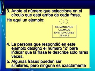 CUESTIONARIO ESTANDAR DE AUTOEVALUACION DE LAS“CARACTERISTICAS EMPRENDEDORAS PERSONALES”(CEPs)