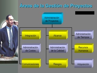 Áreas de la Gestión de Proyectos
 
