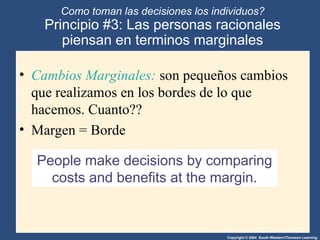 Terminos Marginales Capitulo 1 Principios de Economía. Gregory Mankiw | PPT