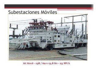 SE Móvil - 138 / 69 x 13,8 Kv - 25 MVA
Subestaciones Móviles
 