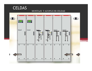CELDAS
MONTAJE Y ACOPLE DE CELDAS
 