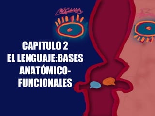 CAPITULO 2
EL LENGUAJE:BASES
ANATÓMICO-
FUNCIONALES
 