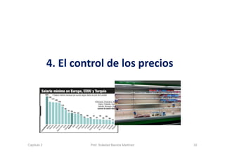 4. El control de los precios
32Capítulo 2 Prof. Soledad Barrios Martínez
 