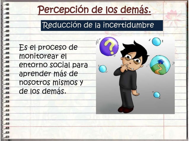percepción de uno mismo y los demás | PPTX