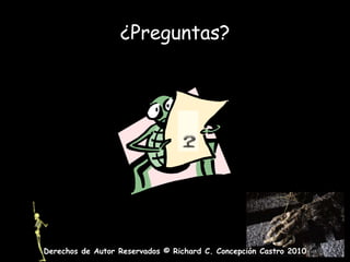 (3) Órganos.Orden de Descomposición del CuerpoOrden de los tejidos: