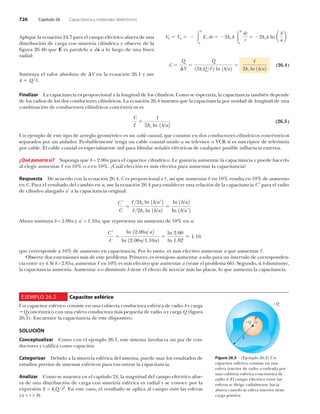 éîê Ý¿°3¬«´± îê Ý¿°¿½·¬¿²½·¿ § ³¿¬»®·¿´»­ ¼·»´7½¬®·½±­
ß°´·¯«» ´¿ »½«¿½·-² îìòé °¿®¿ »´ ½¿³°± »´7½¬®·½± ¿º«»®¿ ¼» «²¿
¼·­¬®·¾«½·-² ¼» ½¿®¹¿ ½±² ­·³»¬®3¿ ½·´3²¼®·½¿ § ±¾­»®ª» ¼» ´¿
º·¹«®¿ îêòì¾ ¯«» Û »­ °¿®¿´»´± ¿ ¼­ ¿ ´± ´¿®¹± ¼» «²¿ ´3²»¿
®¿¼·¿´æ
Í«­¬·¬«§¿ »´ ª¿´±® ¿¾­±´«¬± ¼» Ê »² ´¿ »½«¿½·-² îêòï § «­»
´ Ïñ æ
Ú·²¿´·¦¿® Ô¿ ½¿°¿½·¬¿²½·¿ »­ °®±°±®½·±²¿´ ¿ ´¿ ´±²¹·¬«¼ ¼» ´±­ ½·´·²¼®±­ò Ý±³± ­» »­°»®¿®3¿ô ´¿ ½¿°¿½·¬¿²½·¿ ¬¿³¾·7² ¼»°»²¼»
¼» ´±­ ®¿¼·±­ ¼» ´±­ ¼±­ ½±²¼«½¬±®»­ ½·´3²¼®·½±­ò Ô¿ »½«¿½·-² îêòì ³«»­¬®¿ ¯«» ´¿ ½¿°¿½·¬¿²½·¿ °±® «²·¼¿¼ ¼» ´±²¹·¬«¼ ¼» «²¿
½±³¾·²¿½·-² ¼» ½±²¼«½¬±®»­ ½·´3²¼®·½±­ ½±²½7²¬®·½±­ »­
øîêòë÷
Ý
ñ
ï
îµ» ´² ï¾â¿î
Ë² »¶»³°´± ¼» »­¬» ¬·°± ¼» ¿®®»¹´± ¹»±³7¬®·½± »­ «² ½¿¾´» ½±¿¨·¿´ô ¯«» ½±²­·­¬» »² ¼±­ ½±²¼«½¬±®»­ ½·´3²¼®·½±­ ½±²½7²¬®·½±­
­»°¿®¿¼±­ °±® «² ¿·­´¿¼±®ò Ð®±¾¿¾´»³»²¬» ¬»²¹¿ «² ½¿¾´» ½±¿¨·¿´ «²·¼± ¿ ­« ¬»´»ª·­±® ± ÊÝÎ ­· »­ ­«­½®·°¬±® ¼» ¬»´»ª·­·-²
°±® ½¿¾´»ò Û´ ½¿¾´» ½±¿¨·¿´ »­ »­°»½·¿´³»²¬» &¬·´ °¿®¿ ¾´·²¼¿® ­»/¿´»­ »´7½¬®·½¿­ ¼» ½«¿´¯«·»® °±­·¾´» ·²º´«»²½·¿ »¨¬»®²¿ò
aÏ«7 °¿­¿®3¿ ­·á Í«°±²¹¿ ¯«» ¾ ã îòðð¿ °¿®¿ »´ ½¿°¿½·¬±® ½·´3²¼®·½±ò Ô» ¹«­¬¿®3¿ ¿«³»²¬¿® ´¿ ½¿°¿½·¬¿²½·¿ § °«»¼» ¸¿½»®´±
¿´ »´»¹·® ¿«³»²¬¿® »² ïðû ± ¿ »² ïðûò aÝ«?´ »´»½½·-² »­ ³?­ »º»½¬·ª¿ °¿®¿ ¿«³»²¬¿® ´¿ ½¿°¿½·¬¿²½·¿á
Î»­°«»­¬¿ Ü» ¿½«»®¼± ½±² ´¿ »½«¿½·-² îêòìô Ý »­ °®±°±®½·±²¿´ ¿ ô ¿­3 ¯«» ¿«³»²¬¿® »² ïðû ®»­«´¬¿ »² ïðû ¼» ¿«³»²¬±
»² Ýò Ð¿®¿ »´ ®»­«´¬¿¼± ¼»´ ½¿³¾·± »² ¿ô «­» ´¿ »½«¿½·-² îêòì °¿®¿ »­¬¿¾´»½»® «²¿ ®»´¿½·-² ¼» ´¿ ½¿°¿½·¬¿²½·¿ Ý °¿®¿ »´ ®¿¼·±
¼» ½·´·²¼®± ¿´¿®¹¿¼± ¿ ¿ ´¿ ½¿°¿½·¬¿²½·¿ ±®·¹·²¿´æ
Ý a
Ý
ñâîµ» ´² ï¾â¿a î
ñâîµ» ´² ï¾â¿î
´² ï¾â¿î
´² ï¾â¿a î
ß¸±®¿ ­«­¬·¬«§¿ ¾ ã îòðð¿ § ¿ ã ïòïð¿ô ¯«» ®»°®»­»²¬¿ «² ¿«³»²¬± ¼» ïðû »² ¿æ
Ý a
Ý
´² ïîòðð¿â¿î
´² ïîòðð¿âïòïð¿î
´² îòðð
´² ïòèî
ïòïê
¯«» ½±®®»­°±²¼» ¿ ïêû ¼» ¿«³»²¬± »² ½¿°¿½·¬¿²½·¿ò Ð±® ´± ¬¿²¬±ô »­ ³?­ »º»½¬·ª± ¿«³»²¬¿® ¿ ¯«» ¿«³»²¬¿® ò
Ñ¾­»®ª» ¼±­ »¨¬»²­·±²»­ ³?­ ¼» »­¬» °®±¾´»³¿ò Ð®·³»®±ô »­ ª»²¬¿¶±­± ¿«³»²¬¿® ¿ ­-´± °¿®¿ «² ·²¬»®ª¿´± ¼» ½±®®»­°±²¼»²ó
½·¿ »²¬®» ¿ § ¾ò Í· ¾ â îòèë¿ô ¿«³»²¬¿® »² ïðû »­ ³?­ »º»½¬·ª± ¯«» ¿«³»²¬¿® ¿ øª7¿­» »´ °®±¾´»³¿ êê÷ò Í»¹«²¼±ô ­· ¾ ¼·­³·²«§»ô
´¿ ½¿°¿½·¬¿²½·¿ ¿«³»²¬¿ò ß«³»²¬¿® ¿ ± ¼·­³·²«·® ¾ ¬·»²» »´ »º»½¬± ¼» ¿½»®½¿® ³?­ ´¿­ °´¿½¿­ô ´± ¯«» ¿«³»²¬¿ ´¿ ½¿°¿½·¬¿²½·¿ò
ÛÖÛÓÐÔÑ îêòî Ý¿°¿½·¬±® »­º7®·½±
Ë² ½¿°¿½·¬±® »­º7®·½± ½±²­·­¬» »² «²¿ ½«¾·»®¬¿ ½±²¼«½¬±®¿ »­º7®·½¿ ¼» ®¿¼·± ¾ § ½¿®¹¿
Ï ½±²½7²¬®·½± ½±² «²¿ »­º»®¿ ½±²¼«½¬±®¿ ³?­ °»¯«»/¿ ¼» ®¿¼·± ¿ § ½¿®¹¿ Ï ø¹«®¿
îêòë÷ò Û²½«»²¬®» ´¿ ½¿°¿½·¬¿²½·¿ ¼» »­¬» ¼·­°±­·¬·ª±ò
ÍÑÔËÝ×MÒ
Ý±²½»°¬«¿´·¦¿® Ý±³± ½±² »´ »¶»³°´± îêòïô »­¬» ­·­¬»³¿ ·²ª±´«½®¿ «² °¿® ¼» ½±²ó
¼«½¬±®»­ § ½¿´·º·½¿ ½±³± ½¿°¿½·¬±®ò
Ý¿¬»¹±®·¦¿® Ü»¾·¼± ¿ ´¿ ­·³»¬®3¿ »­º7®·½¿ ¼»´ ­·­¬»³¿ô °«»¼» «­¿® ´±­ ®»­«´¬¿¼±­ ¼»
»­¬«¼·±­ °®»ª·±­ ¼» ­·­¬»³¿­ »­º7®·½±­ °¿®¿ »²½±²¬®¿® ´¿ ½¿°¿½·¬¿²½·¿ò
ß²¿´·¦¿® Ý±³± ­» ³«»­¬®¿ »² »´ ½¿°3¬«´± îìô ´¿ ³¿¹²·¬«¼ ¼»´ ½¿³°± »´7½¬®·½± ¿º«»ó
®¿ ¼» «²¿ ¼·­¬®·¾«½·-² ¼» ½¿®¹¿ ½±² ­·³»¬®3¿ »­º7®·½¿ »­ ®¿¼·¿´ § ­» ½±²±½» °±® ´¿
»¨°®»­·-² Û ã µ»Ïñ®î
ò Û² »­¬» ½¿­±ô »´ ®»­«´¬¿¼± ­» ¿°´·½¿ ¿´ ½¿³°± »²¬®» ´¿­ »­º»®¿­
ø¿ ä ® ä ¾÷ò
Ê¾ Ê¿
¾
¿
Û® ¼® îµ» ´
¾
¿
¼®
®
îµ» ´ ´² ¿
¾
¿
¾
øîêòì÷Ý
Ï
~Ê
Ï
ïîµ»Ï âñî ´² ï¾â¿î
ñ
îµ» ´² ï¾â¿î
¿
¾
›Ï
õÏ
Ú·¹«®¿ îêòë øÛ¶»³°´± îêòî÷ Ë²
½¿°¿½·¬±® »­º7®·½± ½±²­·­¬» »² «²¿
»­º»®¿ ·²¬»®·±® ¼» ®¿¼·± ¿ ®±¼»¿¼¿ °±®
«²¿ ½«¾·»®¬¿ »­º7®·½¿ ½±²½7²¬®·½¿ ¼»
®¿¼·± ¾ò Û´ ½¿³°± »´7½¬®·½± »²¬®» ´¿­
»­º»®¿­ ­» ¼·®·¹» ®¿¼·¿´³»²¬» ¸¿½·¿
¿º«»®¿ ½«¿²¼± ´¿ »­º»®¿ ·²¬»®·±® ¬·»²»
½¿®¹¿ °±­·¬·ª¿ò
 