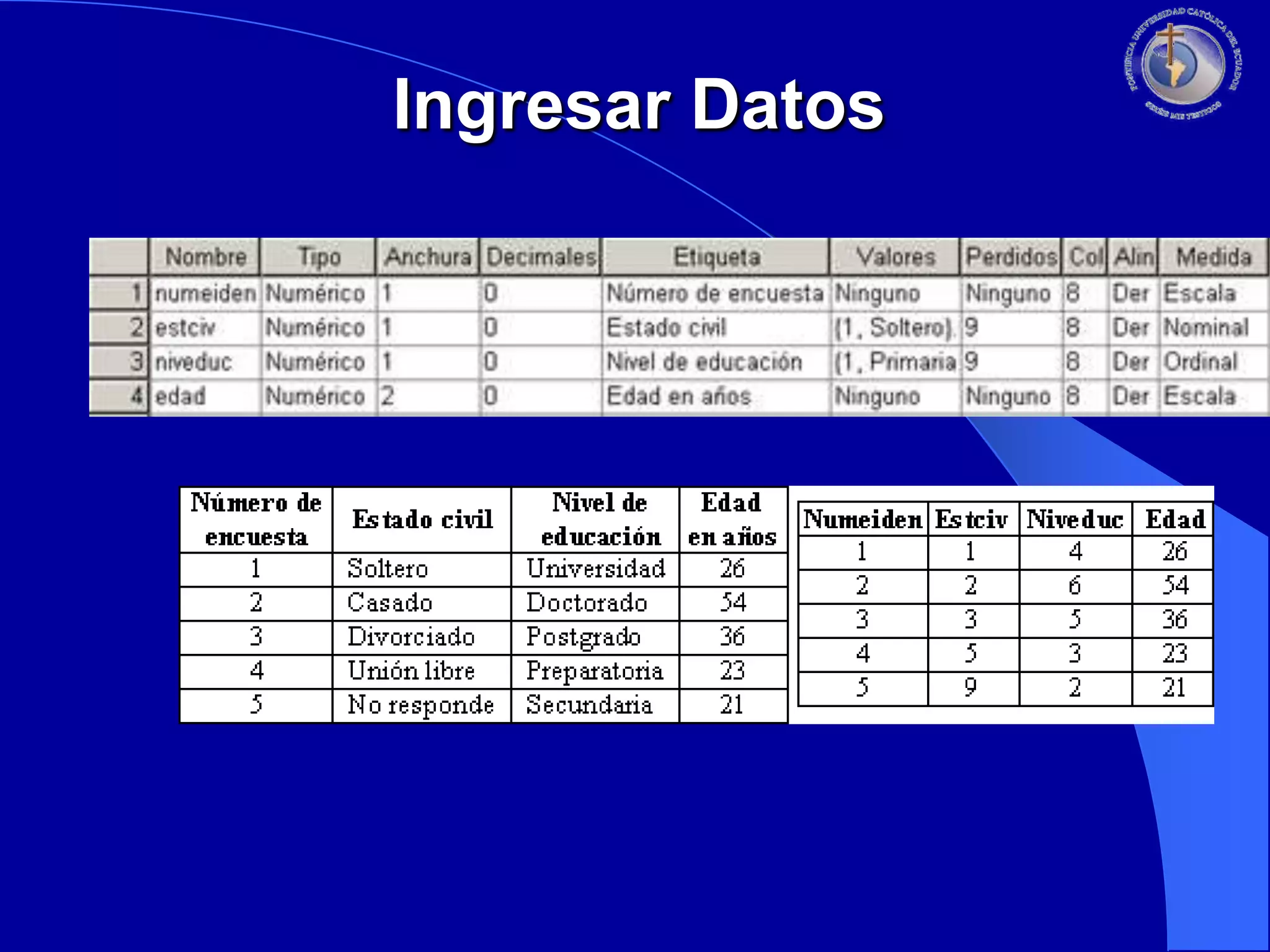 Ingresar Datos

 