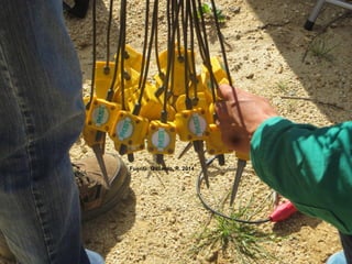 MECANICA DE SUELOS – INGENIERIA CIVIL – Prof: R.G.A.
EXPLORACION Y MUESTREO
EMSAYO REFRACCION SISMICA
3:26 85
Fuente: Gallardo, R. 2014
 