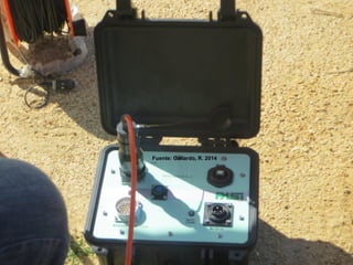 MECANICA DE SUELOS – INGENIERIA CIVIL – Prof: R.G.A.
EXPLORACION Y MUESTREO
EMSAYO REFRACCION SISMICA
3:26 87
Fuente: Gallardo, R. 2014
 