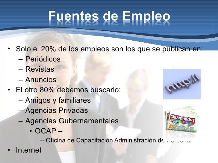 Capitulo 3 fuentes de empleo