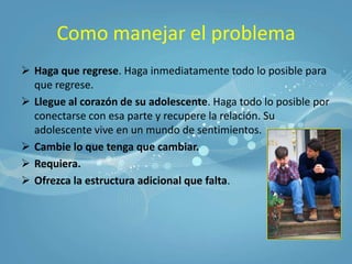 Les importa mas escaparse de algo que avanzar hacia algo.