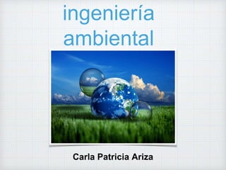 ingeniería
ambiental
Carla Patricia Ariza
 