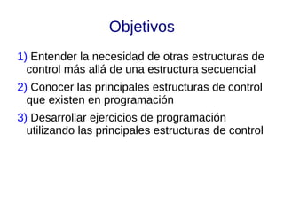 Programación 1: estructuras de control | PDF