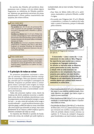 Capitulo 3 O Nascimento da Filosofia