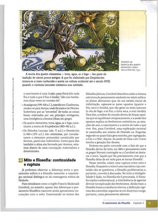 Capitulo 3 O Nascimento da Filosofia