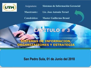 LOGO
Asignatura: Sistemas de Información Gerencial
Maestrante: Lic. Jose Antonio Teruel
Catedrático: Master Guillermo Brand
 