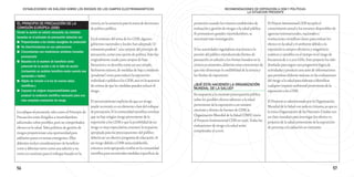 ESTABLECIENDO UN DIÁLOGO SOBRE LOS RIESGOS DE LOS CAMPOS ELECTROMAGNÉTICOS                                                        RECOMENDACIONES DE EXPOSICION A CEM Y POLÍTICAS:
                                                                                                                                                   LA SITUACION PRESENTE


EL PRINCIPIO DE PRECAUCIÓN DE LA                         ciencia,en la asistencia para la toma de decisiones    protección usando los criterios establecidos de       El Proyecto Internacional CEM recopila el
COMISIÓN EUROPEA (2000)                                  de política pública.                                   evaluación y gestión de riesgos a la salud pública.   conocimiento actual y los recursos disponibles de
Donde la acción se estimo necesaria, las medidas                                                                Si permanecen grandes incertidumbres,se               agencias internacionales,nacionales e
basadas en el principio de precaución deberían ser:
                                                         En el contexto del tema de los CEM,algunos             necesitará más investigación.                         instituciones científicas claves para evaluar los
I Proporcionales a los niveles escogidos de protección
                                                         gobiernos nacionales y locales han adoptado “el                                                              efectos en la salud y el ambiente debido a la
I No discriminatorias en sus aplicaciones
                                                         evitamiento prudente”, una variante del principio de   Si las autoridades reguladoras reaccionan a la        exposición a campos eléctricos y magnéticos
I Concordantes con mediciones similares tomadas
   previamente
                                                         precaución,como una opción de política.Esto fue        presión del público introduciendo límites de          estáticos y variables en el tiempo en el rango de
I Basados en el examen de beneficio-costo
                                                         originalmente usado para campos de baja                precaución en adición a los límites basados en la     frecuencia de 0 a 300 GHz.Este proyecto ha sido
   potencial de la acción o de la falta de acción        frecuencia y se describe como un uso simple,           ciencia ya existentes,deberían estar conscientes de   diseñado para seguir una progresión lógica de
   (incluyendo un análisis beneficio-costo cuando sea    fácilmente exitoso,de medidas de bajo a modesto        que esto disminuye la credibilidad de la ciencia y    actividades y producir una serie de informaciones
   apropiado y viable)                                   (prudente) costo para reducir la exposición            los límites de exposición.                            que permitan elaborar mejoras en las evaluaciones
I Objeto de revisión a la luz de nuevos datos            individual o pública a los CEM,aún en la ausencia                                                            del riesgo a la salud para elaborar e identificar
   científicos y                                         de certeza de que las medidas pueden reducir el        ¿QUÉ ESTA HACIENDO LA ORGANIZACIÓN                    cualquier impacto ambiental proveniente de la
                                                                                                                MUNDIAL DE LA SALUD?
I Capaces de asignar responsabilidades para              riesgo.                                                                                                      exposición a los CEM.
   producir la evidencia científica necesaria para una                                                          En respuesta a la creciente preocupación pública
   más completa evaluación de riesgo                     El reconocimiento explícito de que un riesgo           sobre los posibles efectos adversos a la salud        El Proyecto es administrado por la Organización
                                                         puede no existir,es un elemento clave del enfoque      proveniente de la exposición a un número              Mundial de la Salud con sede en Génova,ya que es
Los enfoques de precaución, tales como el Principio de   de precaución.Si la comunidad científica concluye      creciente y diverso de fuentes de CEM,la              la única Organización de las Naciones Unidas con
Precaución están dirigidos a incertidumbres              que no hay ningún riesgo proveniente de la             Organización Mundial de la Salud (OMS) inicio         un claro mandato para investigar los efectos en
adicionales sobre posibles,pero no comprobados           exposición a los CEM o que la posibilidad de un        el Proyecto Internacional CEM en 1996.Todas las       perjuicio de la salud proveniente de la exposición
efectos en la salud.Tales políticas de gestión de        riesgo es muy especulativa,entonces la respuesta       evaluaciones de riesgo a la salud serán               de personas a la radiación no ionizante.
riesgos proporcionan una oportunidad para                apropiada para las preocupaciones del público          completadas al 2006.
adelantar pasos en temas emergentes.Ellas                debería ser un efectivo programa de educación.Si
deberían incluir consideraciones de beneficio-           un riesgo debido a CEM sería establecido,
costo y deberían verse como una adición y no             entonces sería apropiado confiar en la comunidad
como un sustituto para el enfoque basado en la           científica para recomendar medidas específicas de


56                                                                                                                                                                                                                  57
 