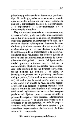 La Contrastación de la Hipótesis