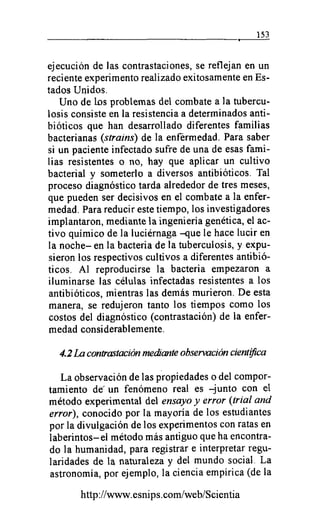 La Contrastación de la Hipótesis