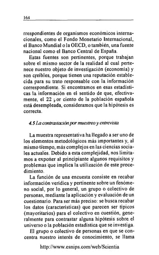 La Contrastación de la Hipótesis