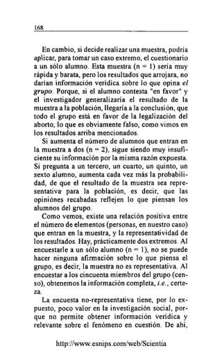 La Contrastación de la Hipótesis