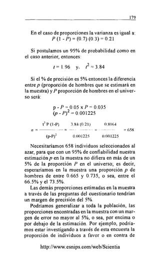 La Contrastación de la Hipótesis