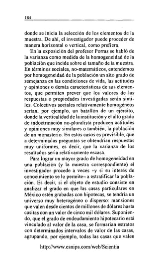 La Contrastación de la Hipótesis