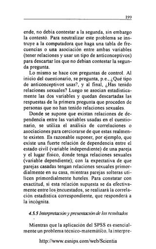 La Contrastación de la Hipótesis