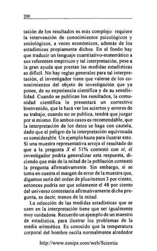 La Contrastación de la Hipótesis