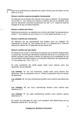 CONFIGURACIÓN ELECTRÓNICA