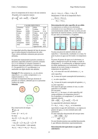 Ttm Formula Capítulo 5. termodinámica | PDF
