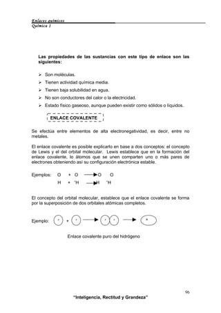 ENLACES QUÍMICOS