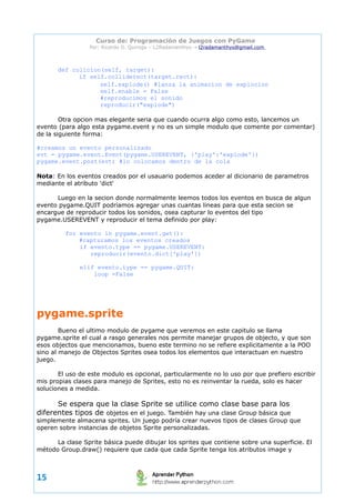 Intro Pygame Capitulo 6 | PDF
