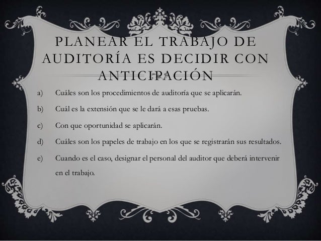 Planeaci n Auditoria By Luis Jimenez