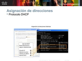 12© 2007 Cisco Systems, Inc. Todos los derechos reservados. Cisco Public
 Protocolo DHCP
Asignación de direcciones
 